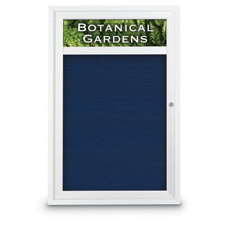 United Visual Products Indoor Enclosed Combo Board, 42"x32", Black Frame/Grey & Keylime UVCB4232B-GREY-KEYLIME